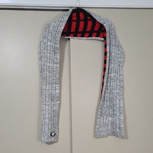 Zoozatz UGA Knitted Neck Scarf with Logo & Red Accents